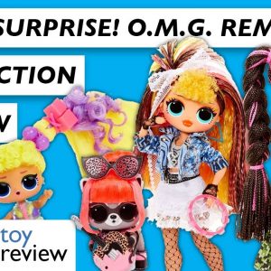 Unboxing L.O.L. Surprise! O.M.G. Remix Fashion Dolls, Hair Flip Dolls, & Pets from MGA Entertainment