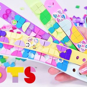 300 pieces but they're all teeny - Lego DOTS Bracelet mega pack review DIY craft