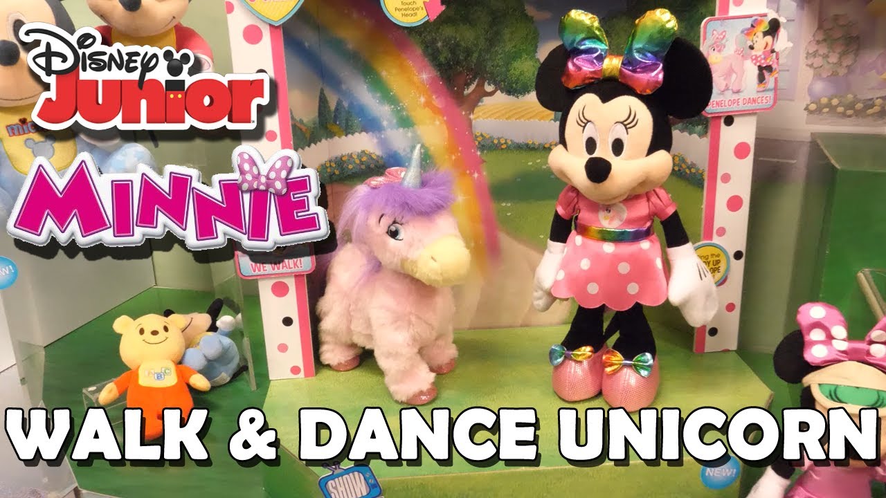 minnie mouse walk and dance unicorn