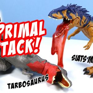 Jurassic World Primal Attack Dinosaurs Toys Review - Siats Meekerorum!