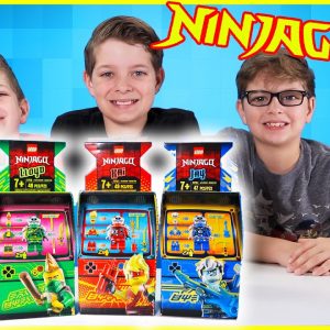 NEW Lego NINJAGO Avatar Arcade Pod Kai Jay Lloyd Sets! Unboxing Build Review Kids Toys