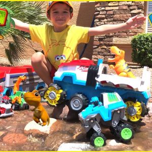 Dino Patroller To The Rescue New Mission with Paw Patrol Dino Rescue Toys