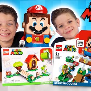 Lego Super Mario Starter Kit ADVENTURES WITH MARIO starter Course Unboxing Build PLAY