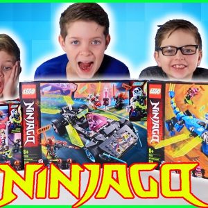 NEW Lego NINJAGO 2020 Sets! Jay's Cyber Dragon Ninja Tuner Car Gamer's Market Build PLAY Kids Toys!