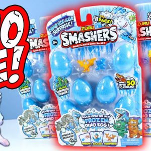 Smashers Dino Ice Age Frozen Eggs Multi 8 Packs Minis Review! Zuru