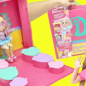 Love, Diana Mystery Shopper Doll and Toys Unboxing! Pretend Play with Kids Diana Show