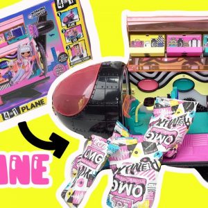 LOL Surprise REMIX Plane 4 in 1 Unboxing! Plane, Car, Studio, and Mixing Booth