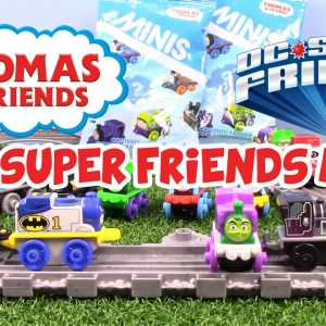Thomas And Friends DC Super Friends Minis blind Bags And Four Pack!