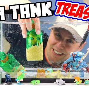 Treasure X Sunken Gold Bottles Opening in a Fish Tank! Part 4