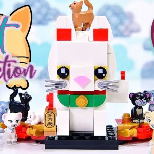 Adding to my lego cat collection - Lucky Cat build & review