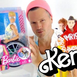 BARBIE WHEELCHAIR MADE TO MOVE KEN DOLL FASHIONISTAS 167 MATTEL GWX93 UNBOXING REVIEW COLLECTION