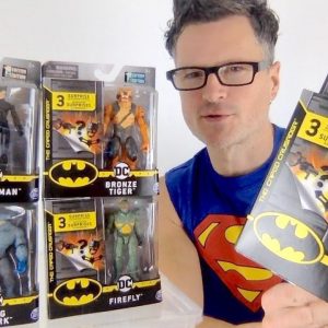 SPIN MASTER BATMAN DC UNIVERSE CATWOMAN, BRONZE TIGER, KING SHARK, FIREFLY, TALON UNBOXING REVIEW