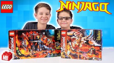 Lego NINJAGO Wu's Battle Dragon and Scull Dungeons NEW Unboxing Lego Build Review PLAY