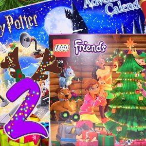 Day 2 of December, bring it on! Opening Lego Friends & Harry Potter Advent Calendars