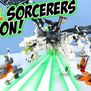 LEGO Ninjago Skull Sorcerer's Dragon Speed Build Review