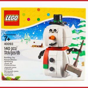 LEGO Seasonal 40093 Snowman Speed Build Review