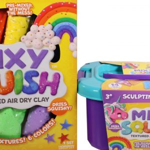 Mixy Squish Textured Air Dry Clay Sculpting Studio Unboxing Review