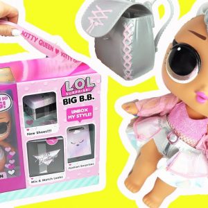 LOL Surprise BIG BB Kitty Queen Doll Unboxing! Outfits, Jewelry, Recording Set
