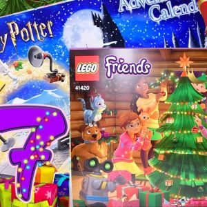 What's behind door 7? Opening Lego Friends & Harry Potter Advent Calendars