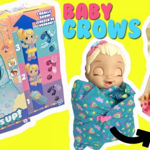 Baby Alive Baby Grows Up Doll Unboxing! Infant, Baby, and Toddler