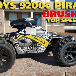 Brushless PXTOYS 9200e Piranha Top Speed Test on 2s