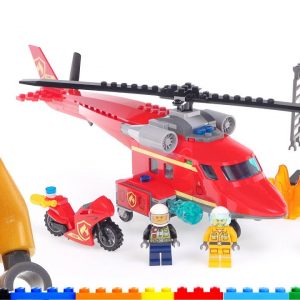 LEGO Fire Rescue Helicopter 60281 review! Plastic fire & water included