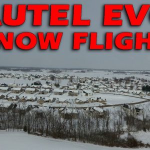 Autel EVO Snow Flight in 4k