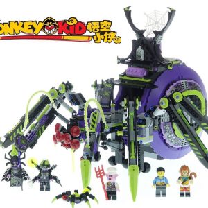 Lego Monkie Kid 80022 Spider Queen’s Arachnoid Base - Lego Speed Build Review