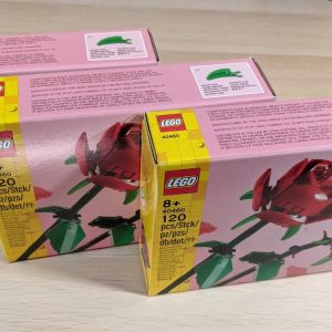 Live chill build: LEGO Roses 40460 three boxes (half dozen flowers)