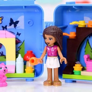 The last of the Lego Friends Cubes - Andrea's Bunny Cube Build & Review