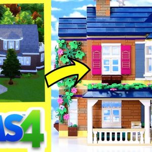 Building a Sims 4 house ...... but in LEGO - Custom build DIY craft