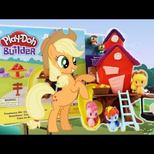 Custom Applejack Play-Doh Builder House My Little Pony