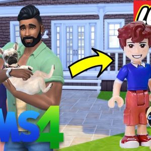 Making my fave Sims 4 couple a house……out of LEGO