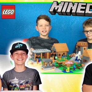 WE WERE NOOBS!!! Reacting to our First LEGO MINECRAFT Build Review Video | MasterBuilders