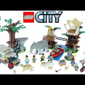 LEGO City 60307 Wildlife Rescue Camp – Lego Speed Build Review