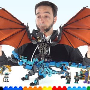 Is LEGO a good value? Dragon face-off vs. Mega Construx!