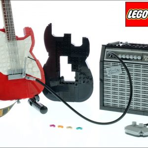 Lego Ideas 21329 Fender Stratocaster   Lego Speed Build Review