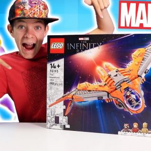 Lego MARVEL The Guardians' Ship Build Review! Huge 2021 Lego Set!