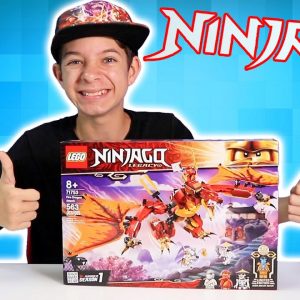 Lego NINJAGO Fire Dragon Attack BUILD and REVIEW!!