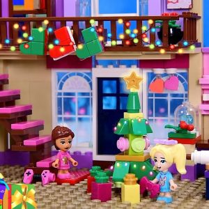 A custom house for Lego Friends Christmas advent calendar - Lego build DIY