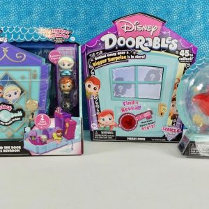 Disney Doorables Elsa's Bedroom Tag Along & Series 6 Unboxing Review | PSToyReviews