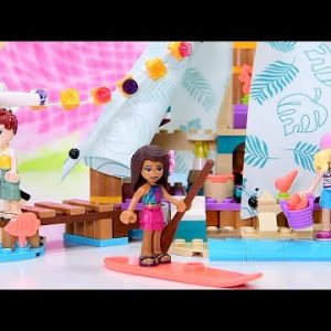 Beach Glamping 🏝⛺️ Lego Friends build & review