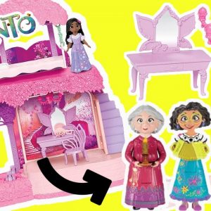 Disney Encanto Movie Isabela’s Garden Room Playset with Mirabel and Alma Dolls