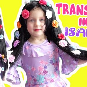 Disney Encanto DIY Isabela Character Transformation! Costume, Makeup, DIY Craft