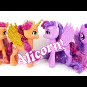 Golden Alicorn Sunny Starscout Meets Twilight Sparkle in G5 Body