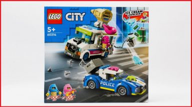 Lego City 60314 Ice Cream Truck Police Chase Speed Build