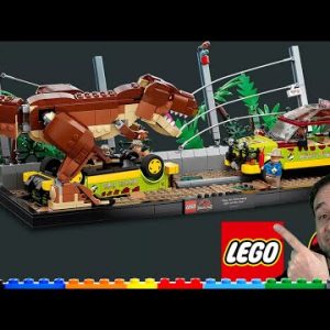 New LEGO Jurassic Park & World reveals! T.rex Breakout, Triceratops Pickup Ambush, Pyroraptor & Dilo