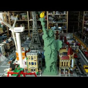 LEGO 3450 Statue of Liberty Stop Motion Speed Build in my City - AustrianBrickFan