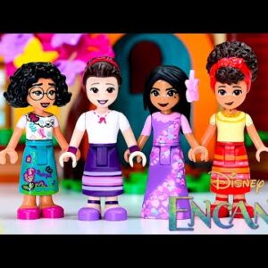 Making The Family Madrigal (well, some of them). Isabela, Luisa and Dolores as custom Lego minidolls