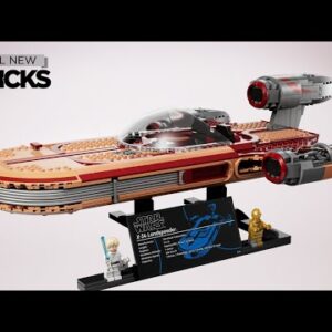Lego Star Wars 75341 Luke Skywalkerâ€™s Landspeeder Speed Build